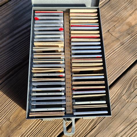 Vintage Metal Slide Box 